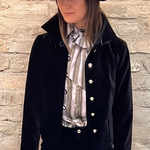 Blazer vintage de terciopelo Lucie Linden de los años 70