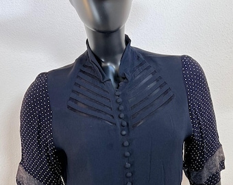 30年代ヴィンテージ風クロップトップ