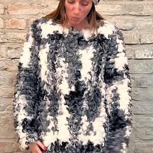 Vintage Fake Fur Curly Lamb Jacket