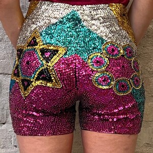 All Over Sequin High Waisted Hotpants  boohoo