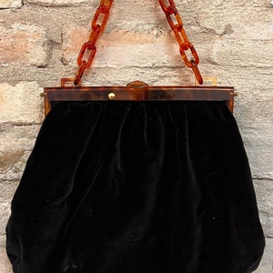 Sac en velours vintage