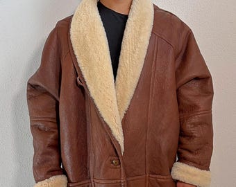 Vintage MENS Shearling Coat
