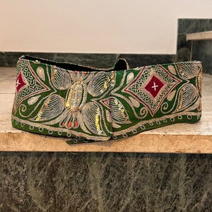 Vintage 70s Embroidery Belt