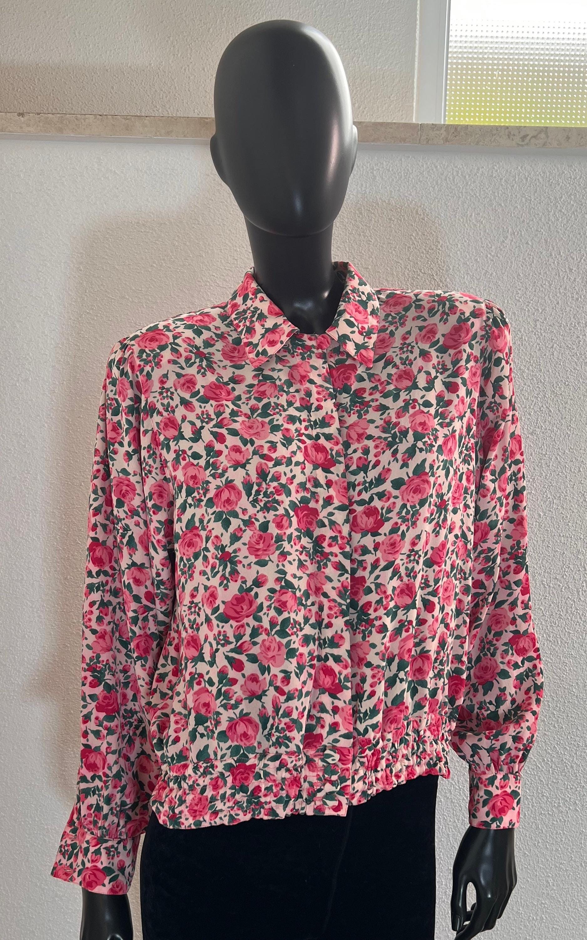 トップス Valentino 1990s boho style blouse Valentino Chiffon Blouse - Etsy Canada