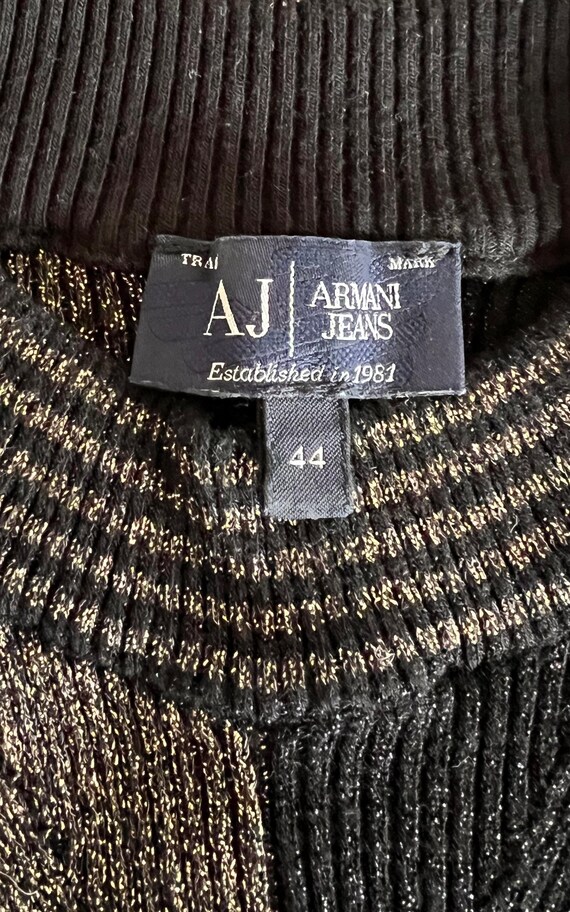 Vintage Armani Jeans Lurex Top - Etsy