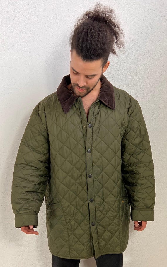 Barbour, Vintage Barbour Puffer Jacket