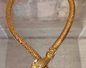 Vintage 90s Snake Necklace