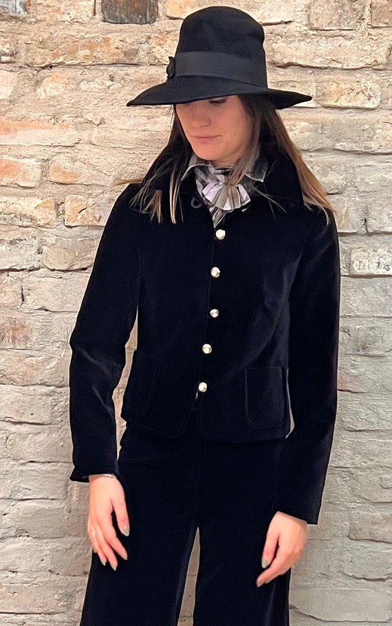 Vintage 70s Lucie Linden Velvet Blazer - Etsy