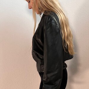 Softest 90s Vintage Ginger Fashion Leatherjacket
