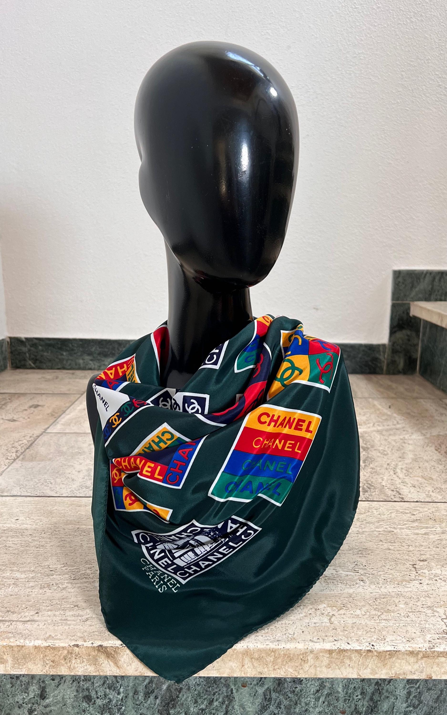 80s chanel scarf - Etsy 日本
