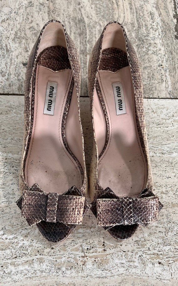 Vintage Miu Miu Kitten Heels 37 - Etsy