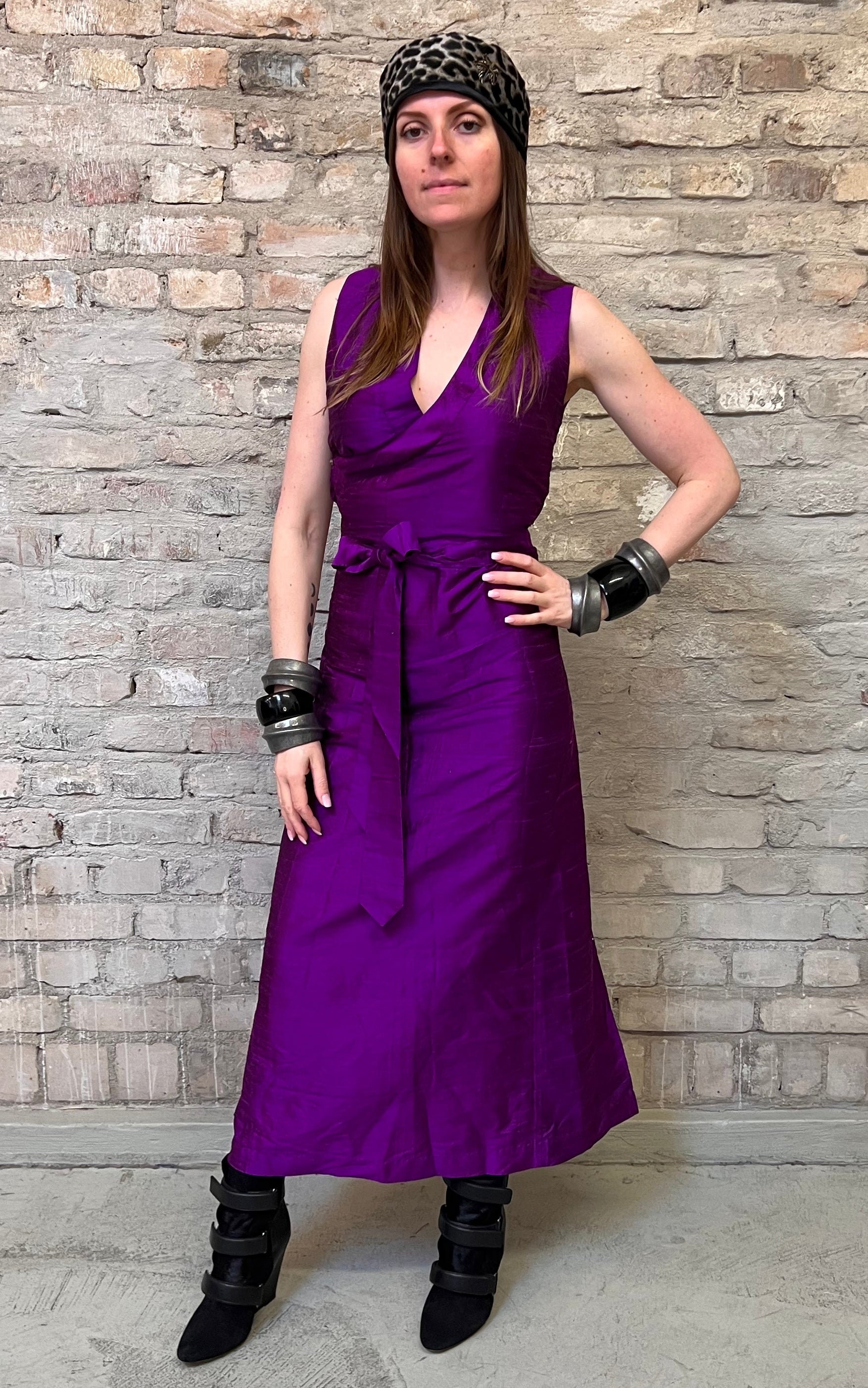 Vintage Silk Dress - Etsy.de 