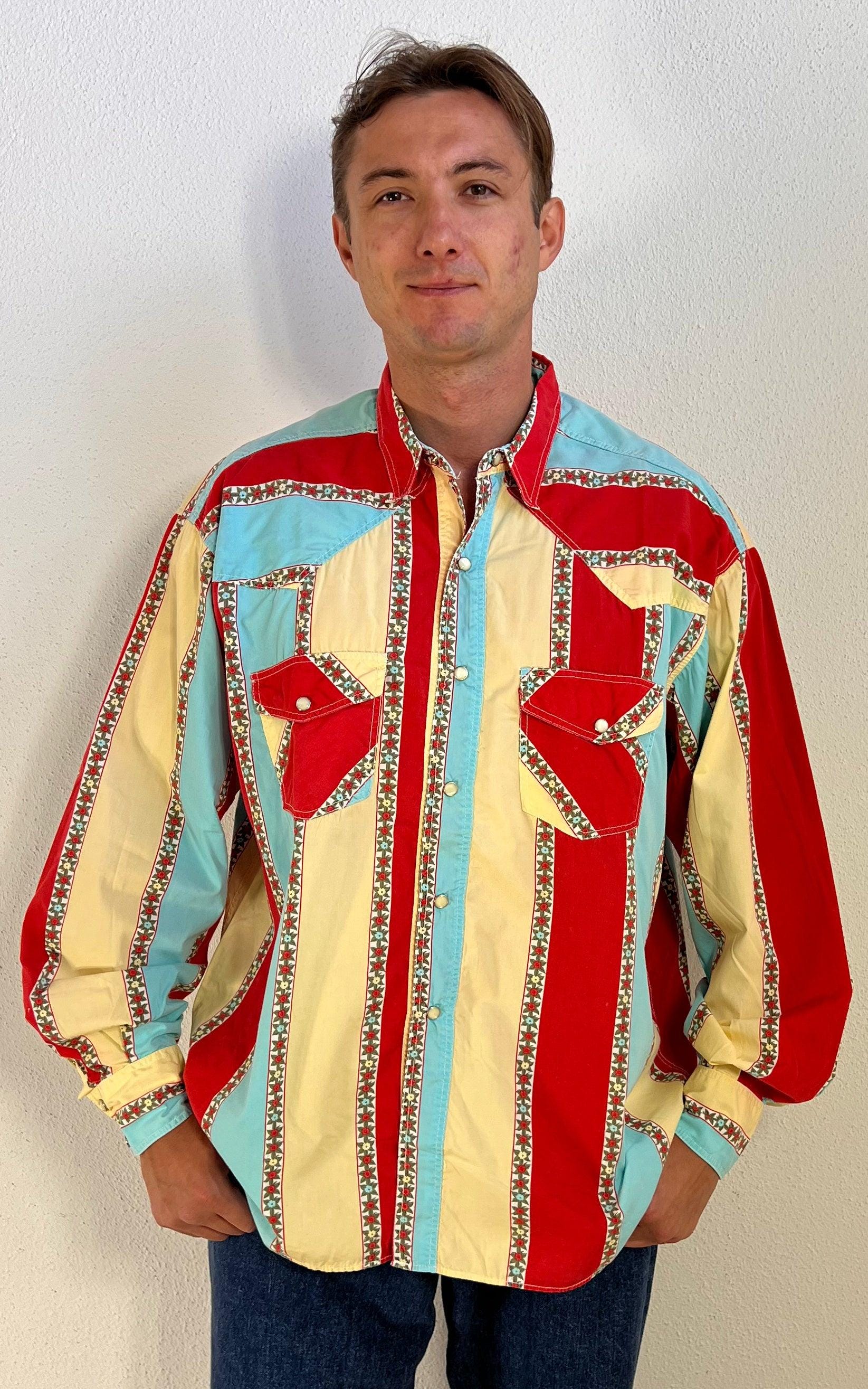 Replay, Vintage 90s MENS Replay Western Shirt