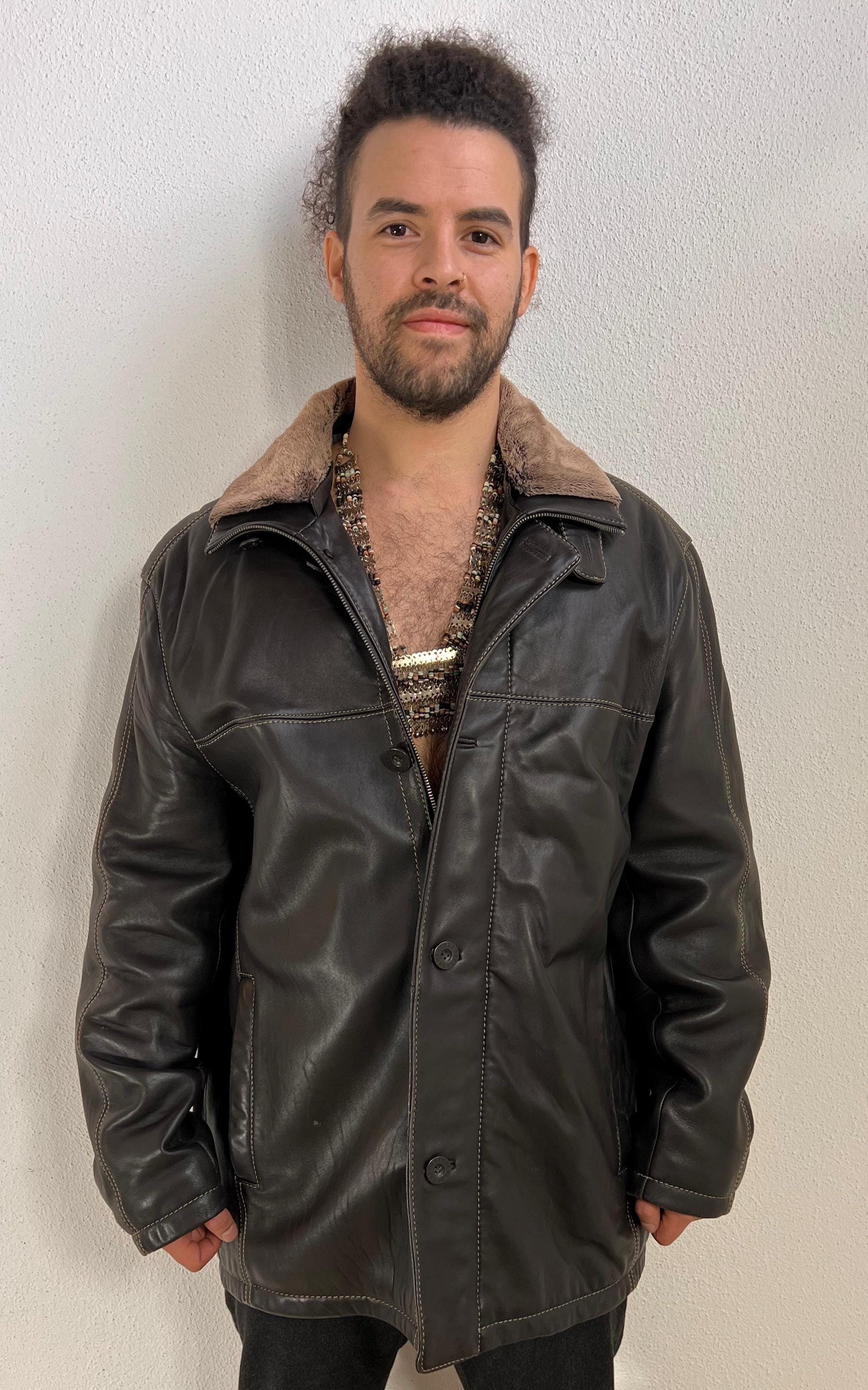 Vintage 90s MENS Werther International Nappa Leather Jacket - Etsy