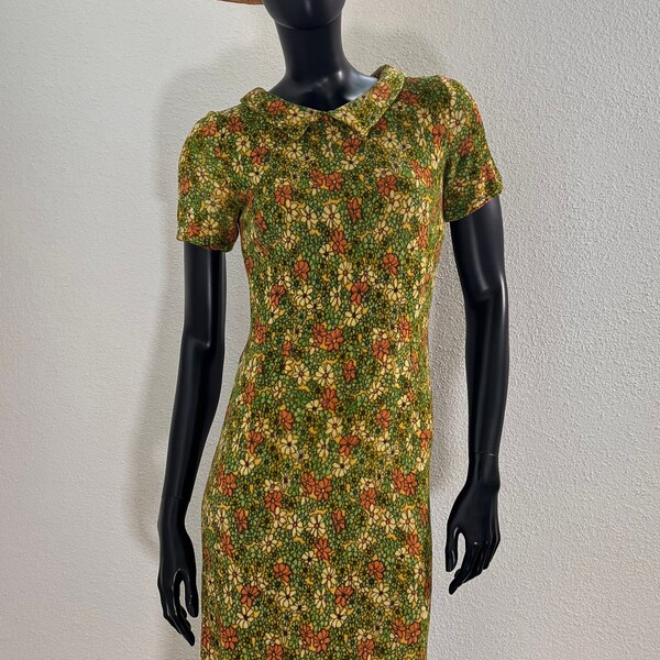 Vintage 40s Flower Dress