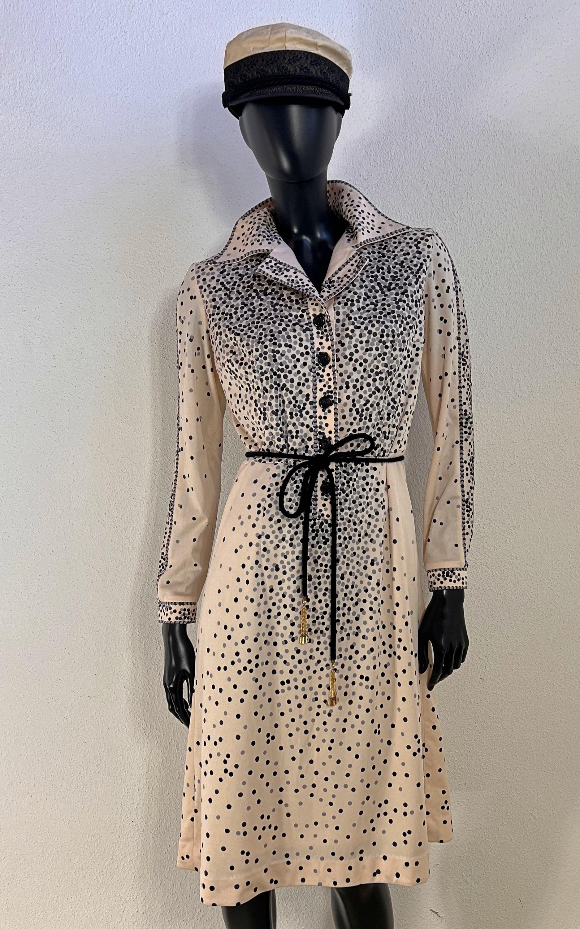 chinese dress ladies 70s Leather Mini Dress W Brutalist Buttons & Belt