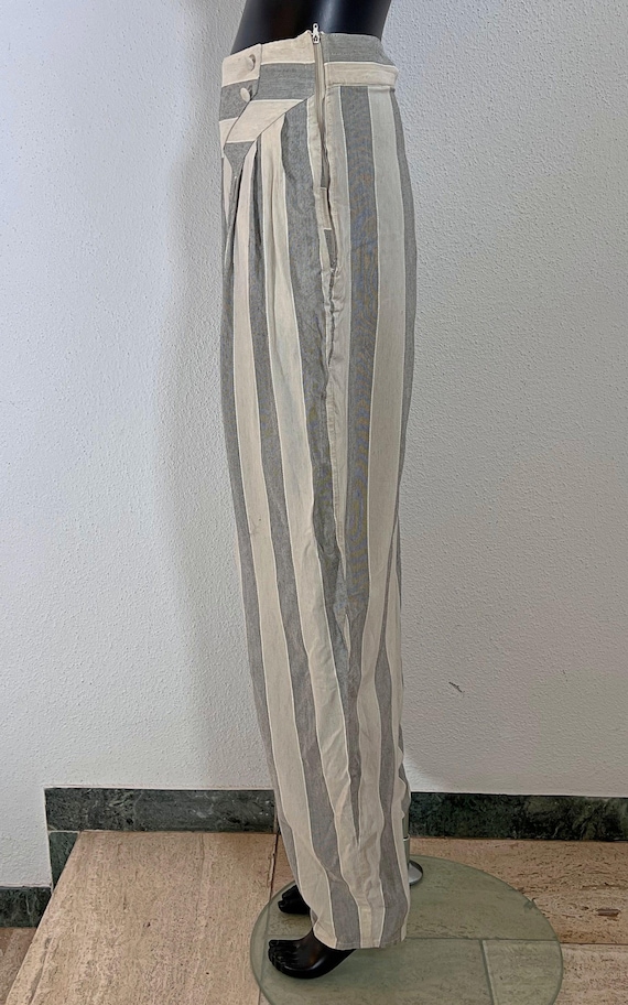 Vintage 90s Striped Pants - Etsy