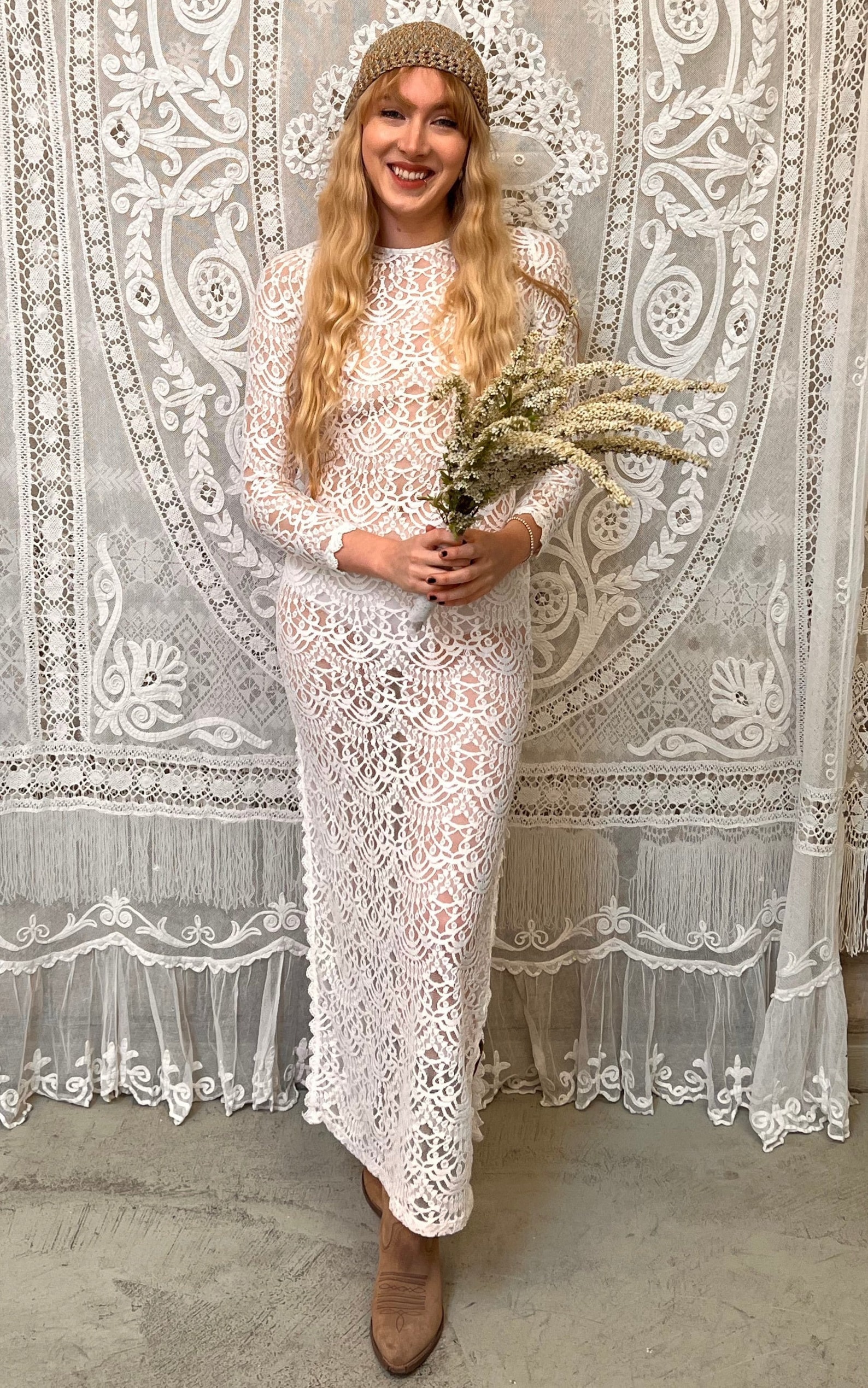 Y2k Lace Wedding Dress Etsy