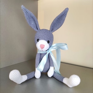 Crochet rabbit, Crochet bunny amigurumi, Baby gift, Amigurumi rabbit, Crochet animals, birthday, rabbit, bunny Stuffed animal, bunny toy