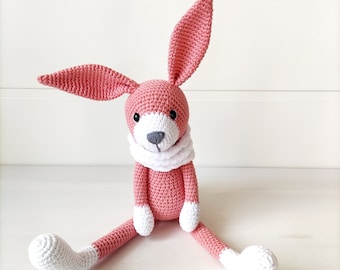 Crochet rabbit, Crochet bunny amigurumi, Baby gift, Amigurumi rabbit, Crochet animals, birthday, rabbit, bunny Stuffed animal, bunny toy