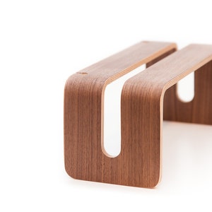 Vertical MacBook Stand Walnut