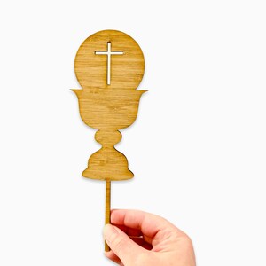 Chalice Cake Topper - Christening or Baptism Cake Decoration - Chalice Cup - Lasercut caketoppers