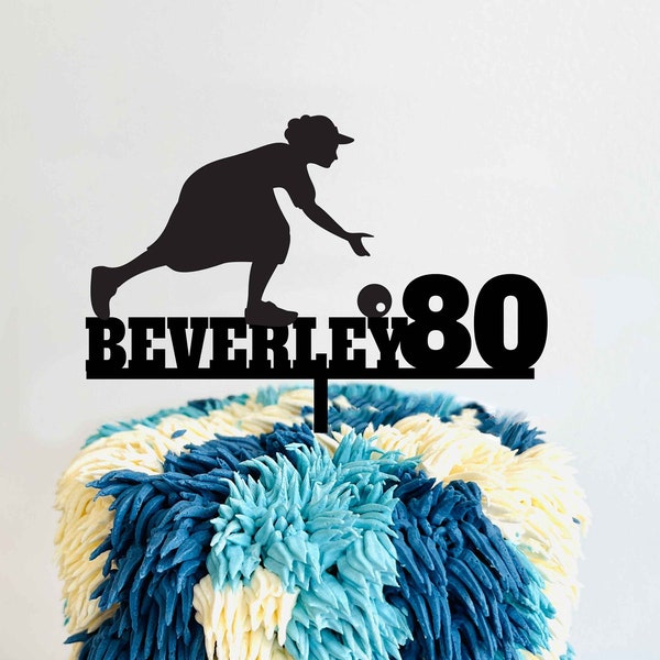 Lawn Bowls Cake Topper Etsy UK