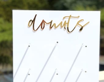 Donuts Stand  | Donuts Wall |  Donut Bar | Wedding Donut Stand | Birthday Party Donut Display | Donut Holder | Dessert Stand Australia made