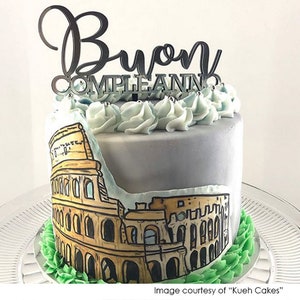 Buon Compleanno Geburtstag Tortendeko, Torten Deko Italienisch, Geburtstag Torte Topper, Geburtstag Torte Topper, Geburtstag Torte Topper
