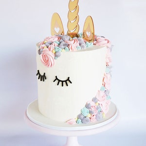 Unicorn Birthday Cake Topper Decorator Kit Unicorn Birthday Cake Kit Party, Unicorn Cake Decorations, DIY Unicorns Birthday Party cake image 4