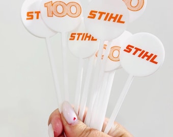 Custom Corporate Logo Drink Stirrers – Personalised Event Branding - Swizzle Sticks -  Drink Stirrers - Name Stirrers