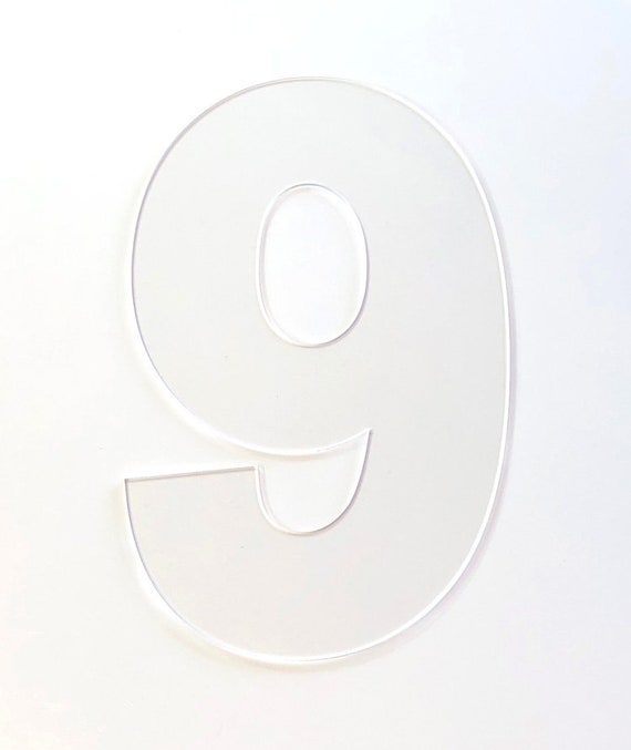 Cookie Cake Stencil Number 9 Cookie Cake Lasercut Numbers Large Number 9  Acrylic Stencils Birthday Cake made in Australia - Etsy
