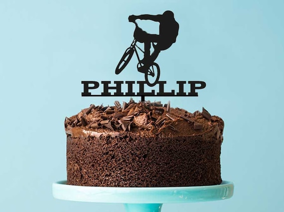 Personalisierte Mountainbiking Cake Topper Bike Cakes Acrylic Cake Topper Birthday Cake Toppers