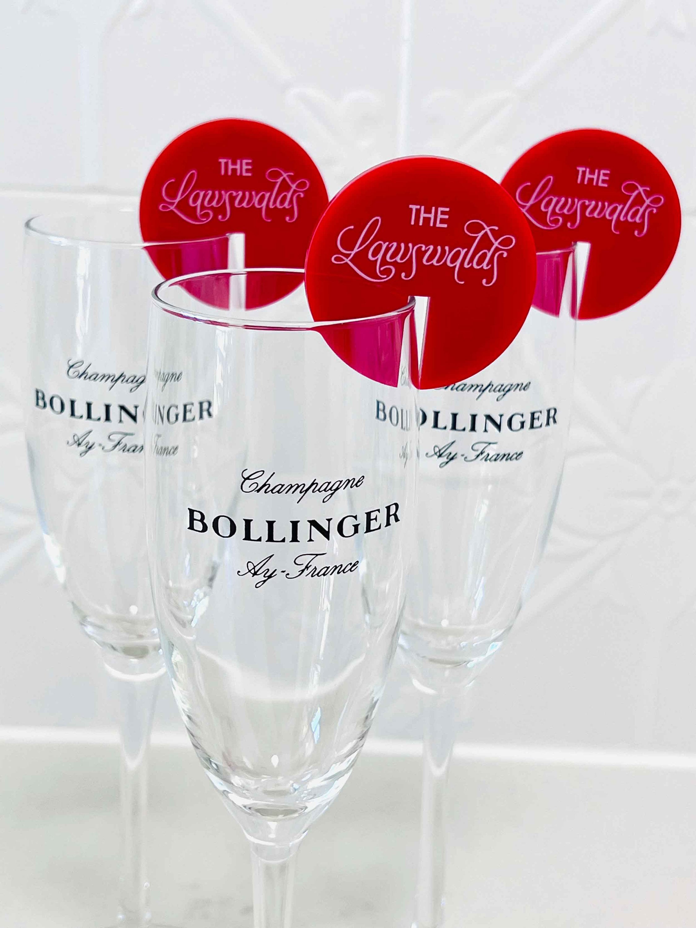 Round Hanging Drink Tag Stemless Drink Tag Drink Etsy Australia
