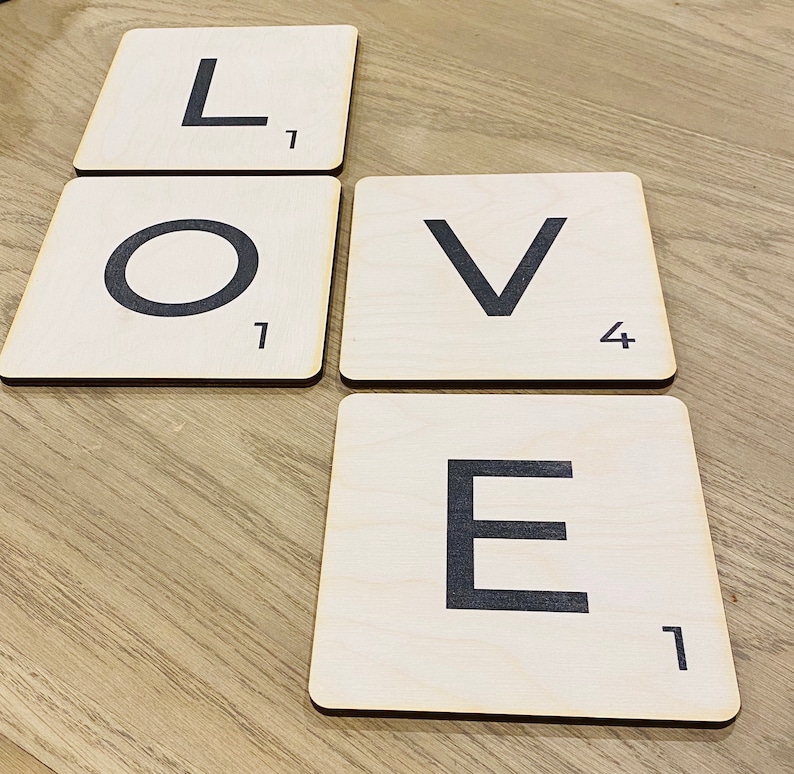 Scrabble Tile Wall Large Scrabble Tiles Jumbo Scrabble Etsy Australia
