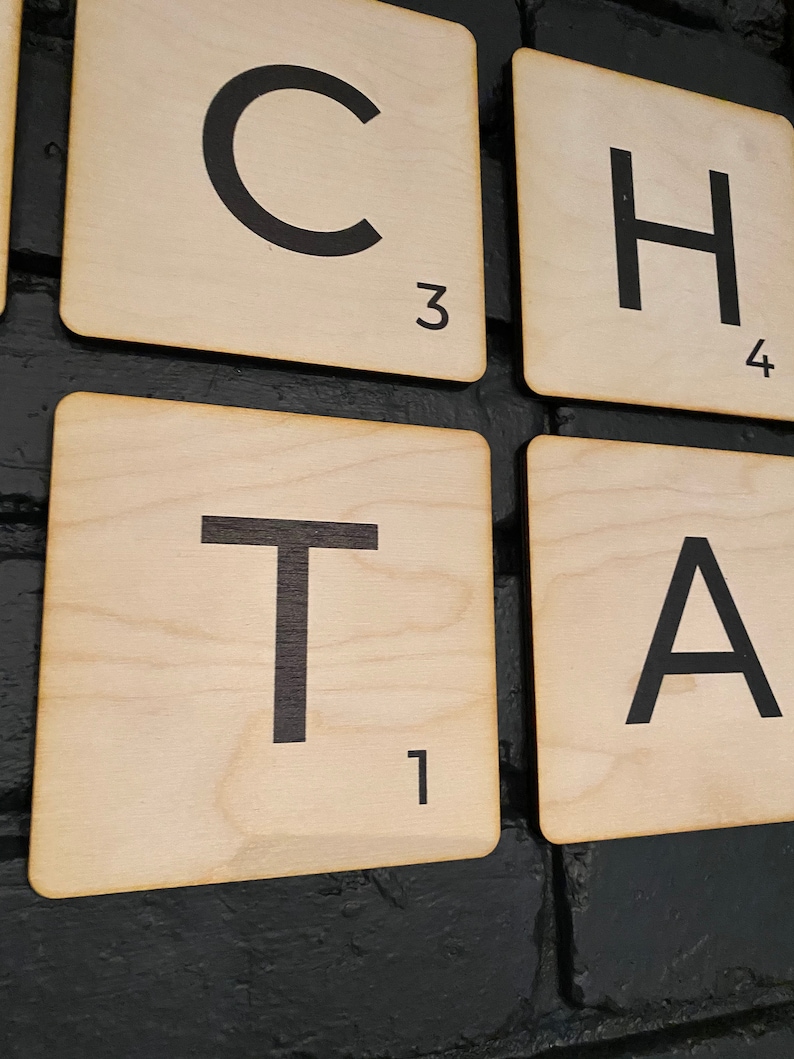 Scrabble Tile Wall Large Scrabble Tiles Jumbo Scrabble Etsy Australia