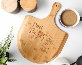 Personalised "I Love You To Pizza's" - Personalised Serving Board -Pizza Cutting Board, Pizza Lover Gift, Custom Pizza Serving board