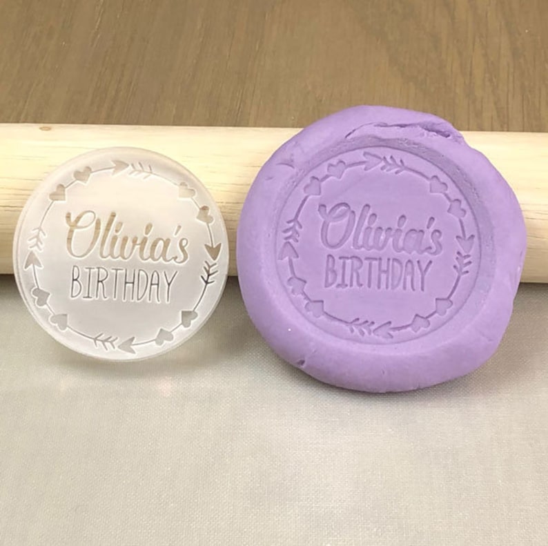Personalised Cookie Stamps Fondant Stamps Embossers Custom Etsy