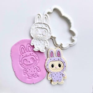 Lafufu Full Body Cookie Stamp & Cutter – Bunny Character Gift