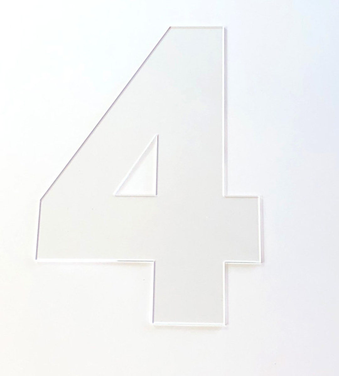 Cookie Cake Stencil Number 4 Cookie Cake Lasercut Numbers Large Number 4  Acrylic Stencils Birthday Cake made in Australia - Etsy Ireland