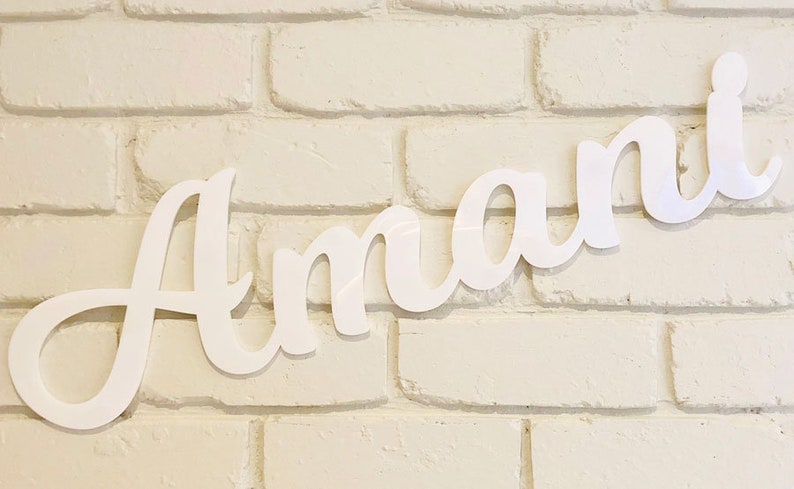 Large Laser Cut Name Script 4 Large Script Sign Large - Etsy