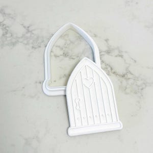 Fairy Door Cookie Stamp & Cutter Set – Magical Baking Gift for Kids