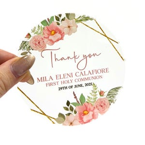 Posavasos de acrílico con impresión UV floral personalizado, regalo o recuerdo