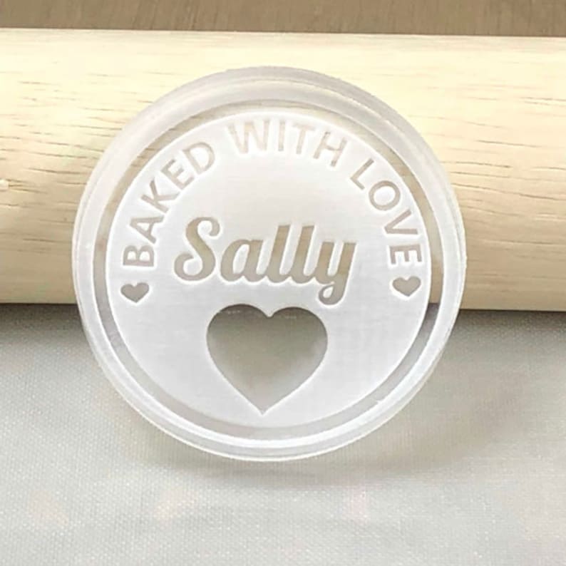 Personalised Cookie Stamps Fondant Stamps Embossers Baked Etsy