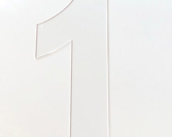 Cookie Cake Stencil #1 - Number 1 | Cookie Cake | Lasercut Number One | Large Number 1 | Birthday Cake Stencils Templates - Aussie mADE