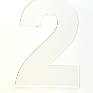 Cookie Cake Stencil - Number 2 | Cookie Cake | Lasercut Numbers | Large Number 2 | Acrylic Stencils | Birthday Cake (Made in Australia)