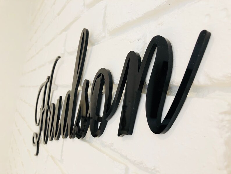 Large Lasercut Name or Word Script 1 Large Script Sign - Etsy Australia