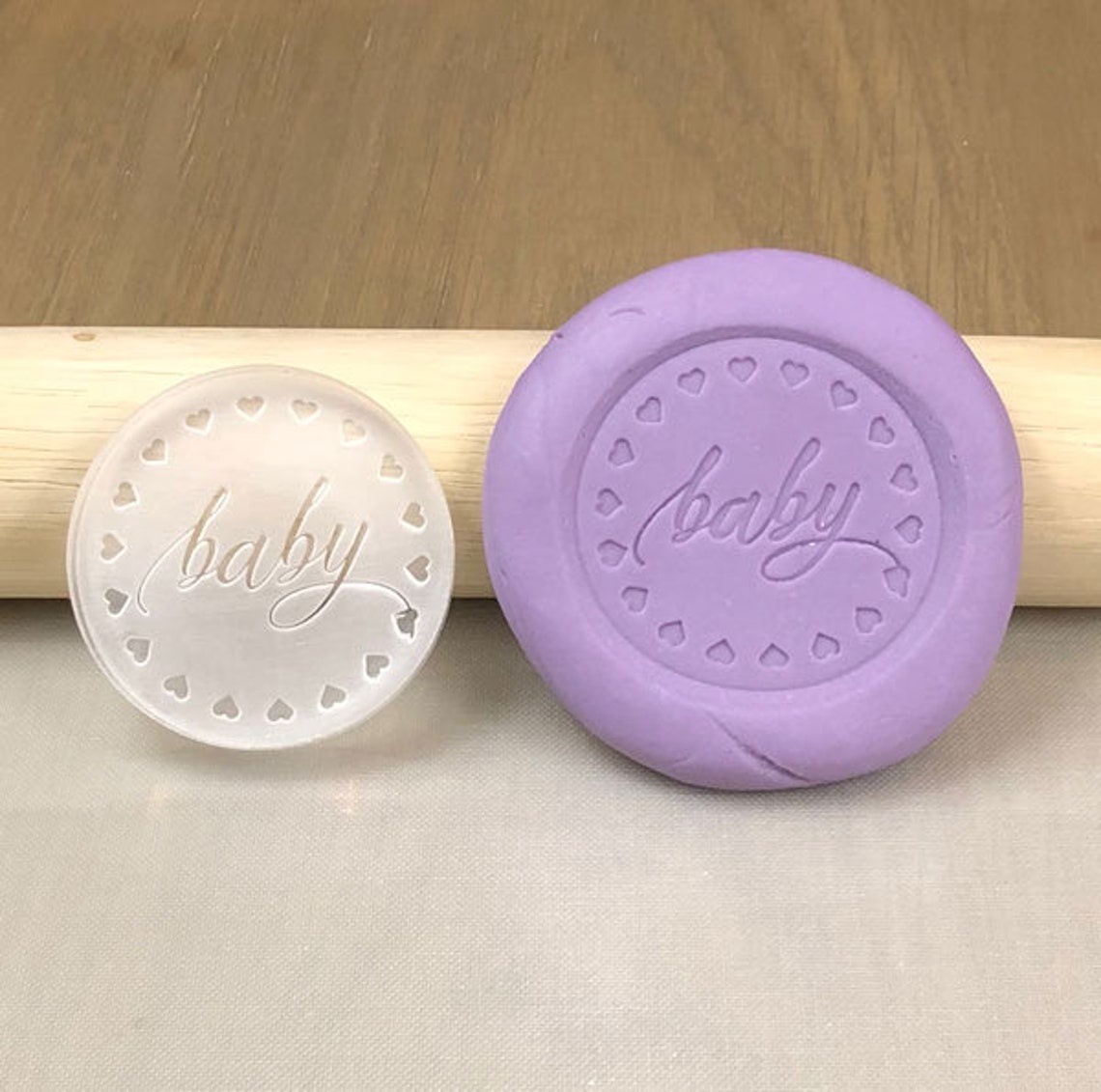 Baby Shower Cookie Stamps Fondant Stamps Embossers Baby Etsy