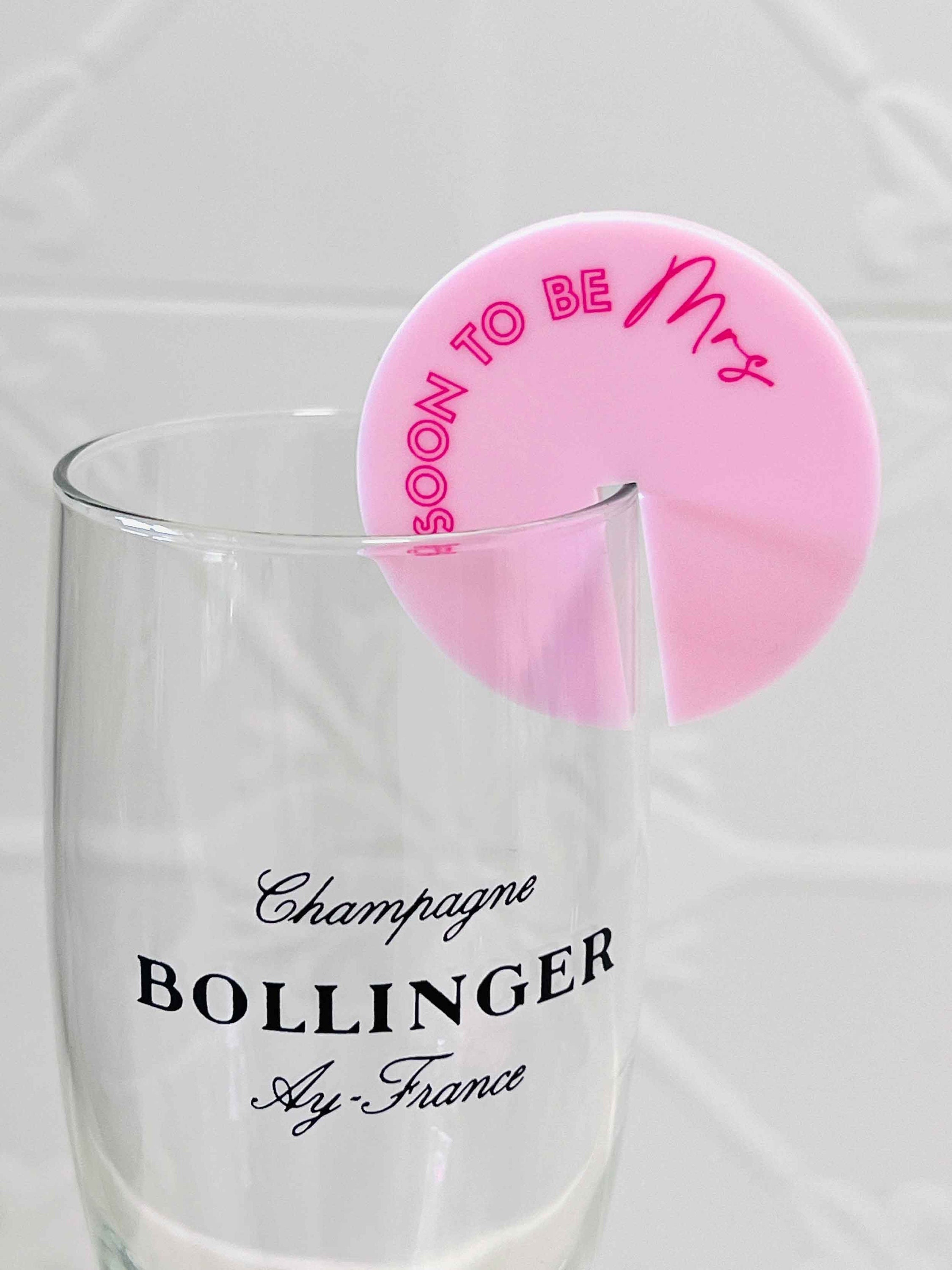 Round Hanging Drink Tag | Stemless Drink Tag | Drink Accessories | Drink Stirrer | Acrylic Name Card | Place Card  | Place Setting | Wedding