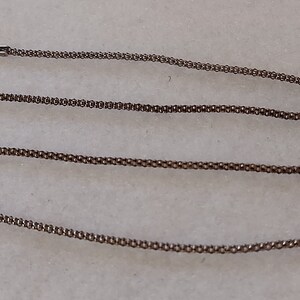 Silver chain blackened // sterling silver // nostalgic in different lengths image 2
